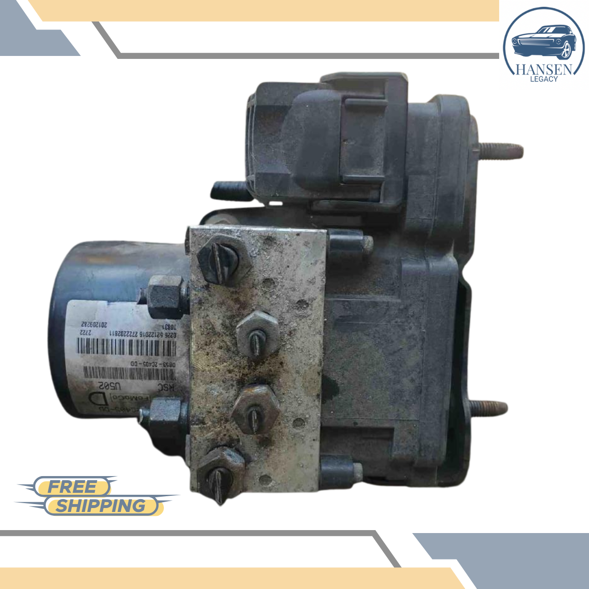 2013-13 Ford Explorer ABS Anti Lock Brake Actuator Pump thru 08/07/12 Unit — view 5