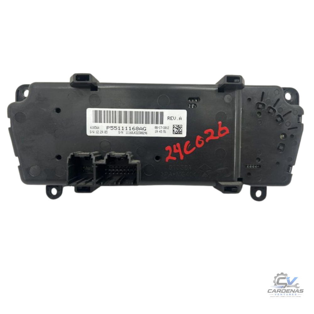 2011–2013 Jeep Wrangler Climate AC Heater Temperature Control OEM — view 2