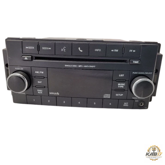 2012–2017 Jeep Patriot AM-FM-CD-MP3 Player Satellite Radio Receiver ID RES OEM — view 1