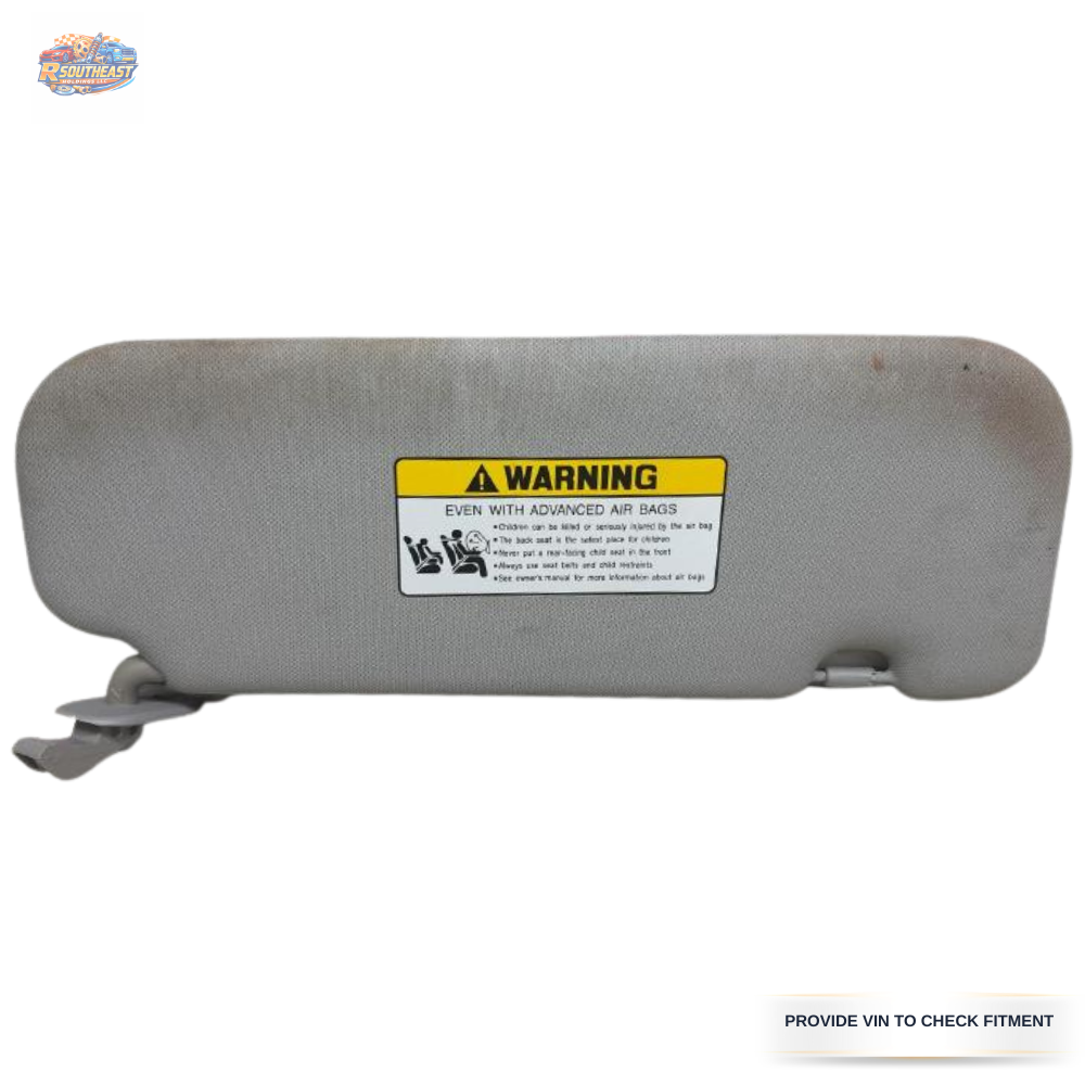 2014–2016 Hyundai Elantra Driver LH Interior Sun Visor with Mirror Gray OEM — view 2