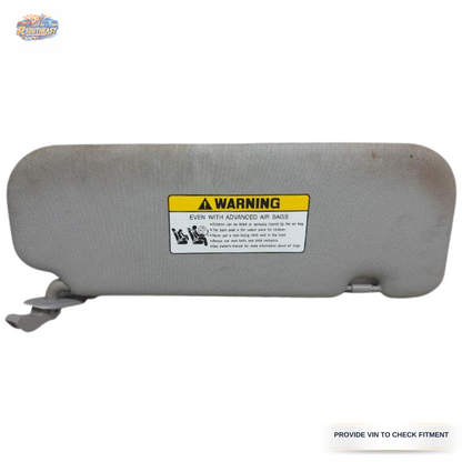 2014–2016 Hyundai Elantra Driver LH Interior Sun Visor with Mirror Gray OEM — view 2