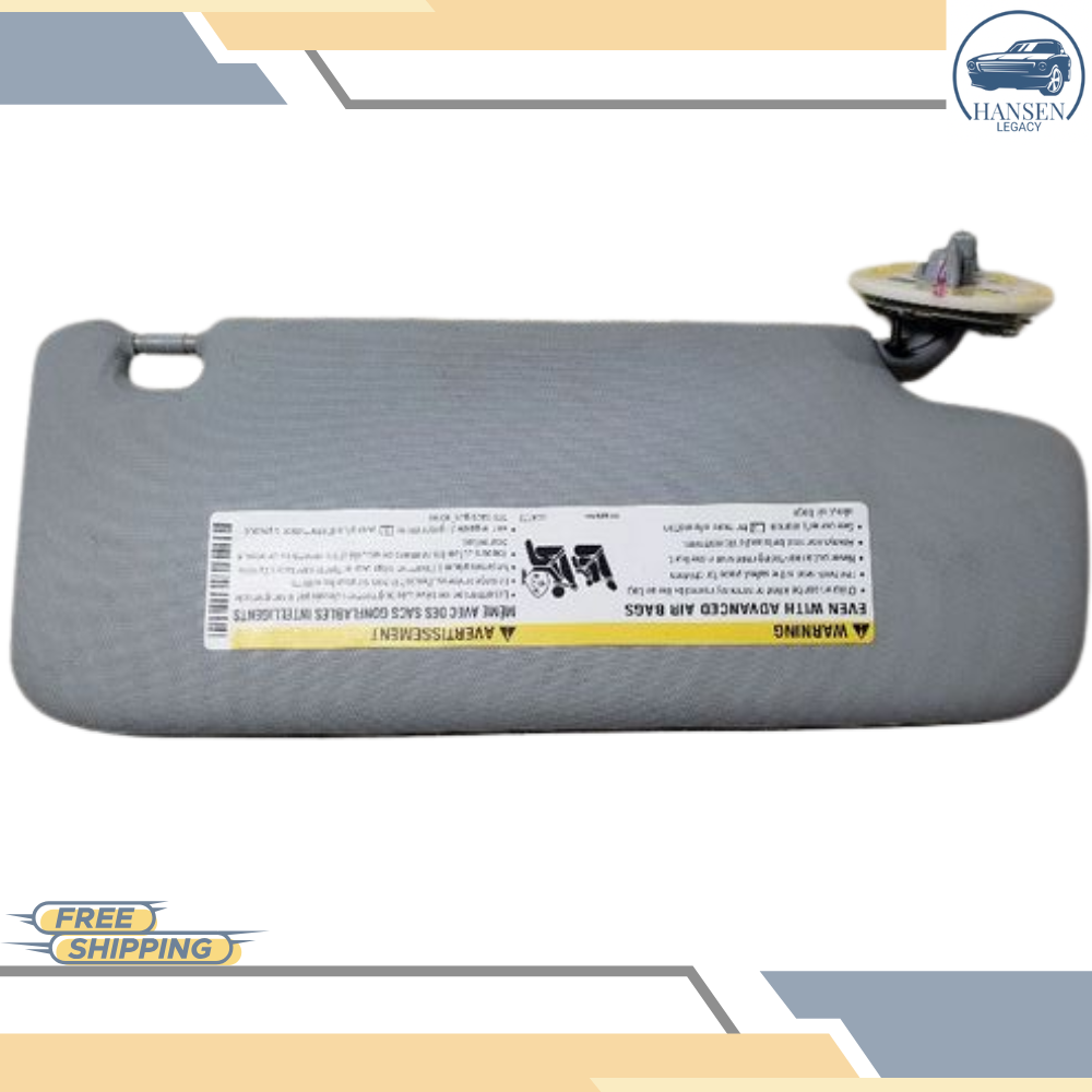 2017–2019 Chevrolet Cruze Driver Sun Visor OEM — view 1