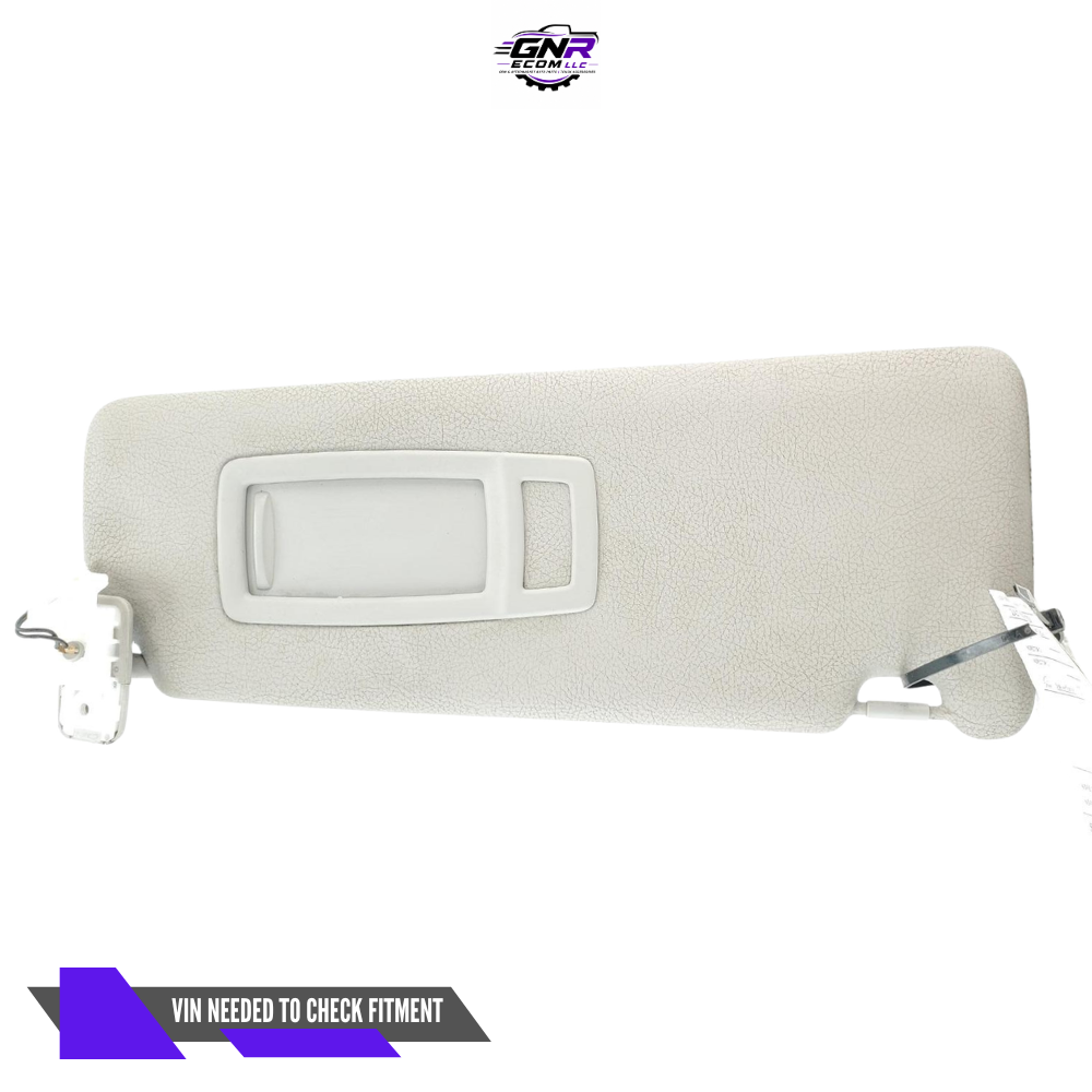 2012–2013 BMW 328i 335i RH Passenger Sunvisor Sun Visor with Mirror OEM — view 1