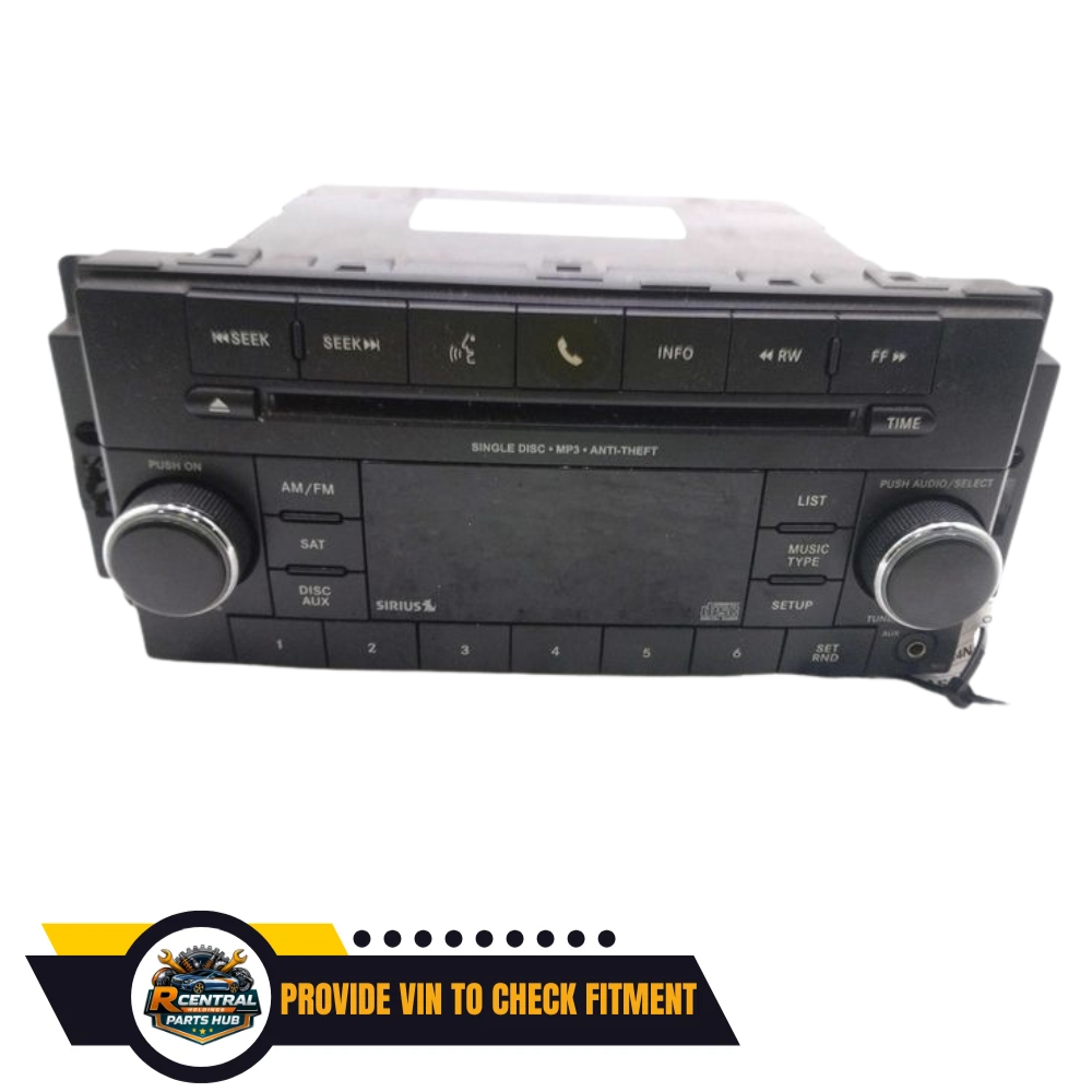 2012–2017 Jeep Patriot AM-FM-CD-MP3 Player Satellite Radio Receiver ID RES — view 1