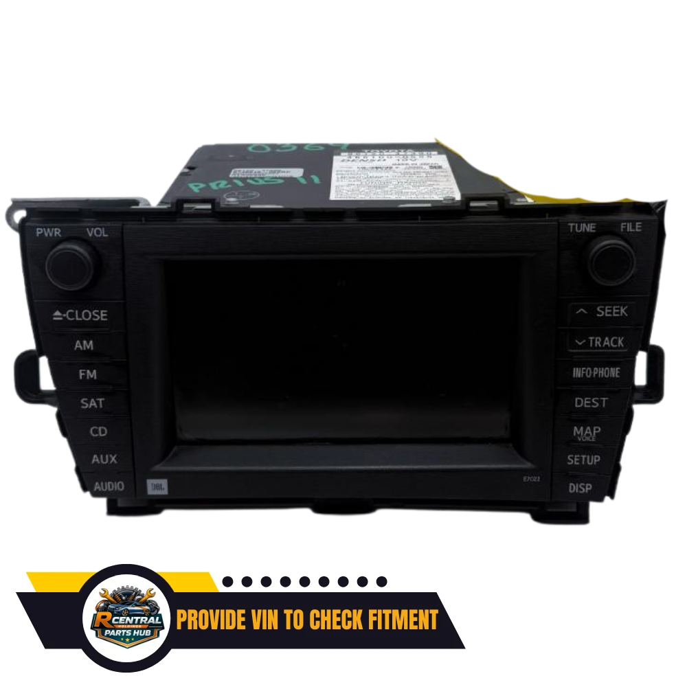 2010–2011 TOYOTA PRIUS DISPLAY SCREEN DASH MOUNTED NAVIGATION SATELLITE OEM — view 2