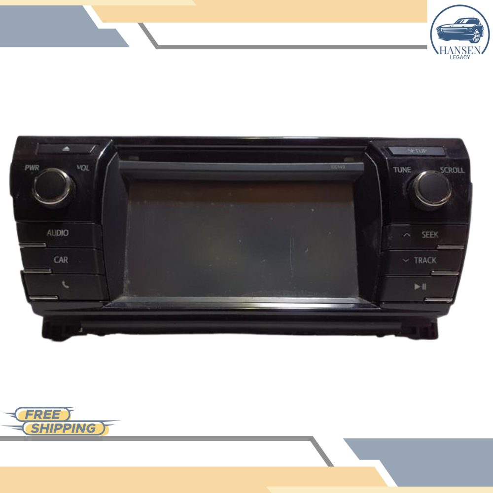2014–2016 Toyota Corolla Radio Touchscreen Display CD OEM — view 1