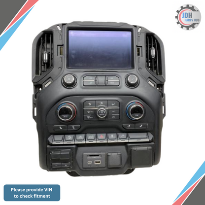 2019–2022 Chevrolet Silverado 1500 2500 3500 Control Panel Screen ID 84692392 — view 1