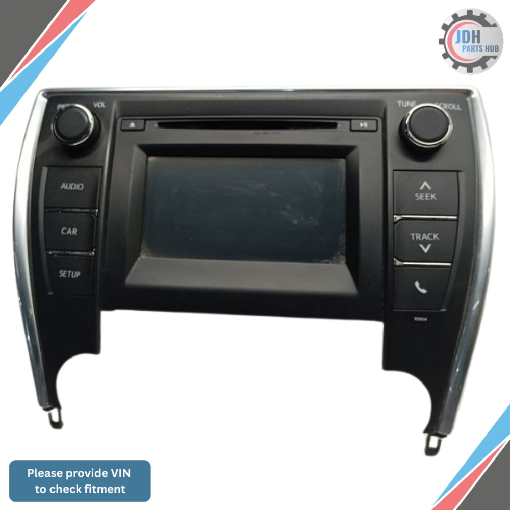 2016–2017 Toyota Camry AM FM CD Radio Player Display Screen OEM — view 1