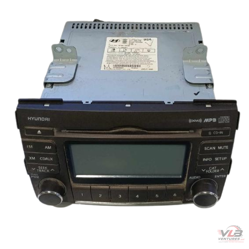 2009–2010 Hyundai Sonata Radio Receiver Display AM FM CD XM OEM — view 2