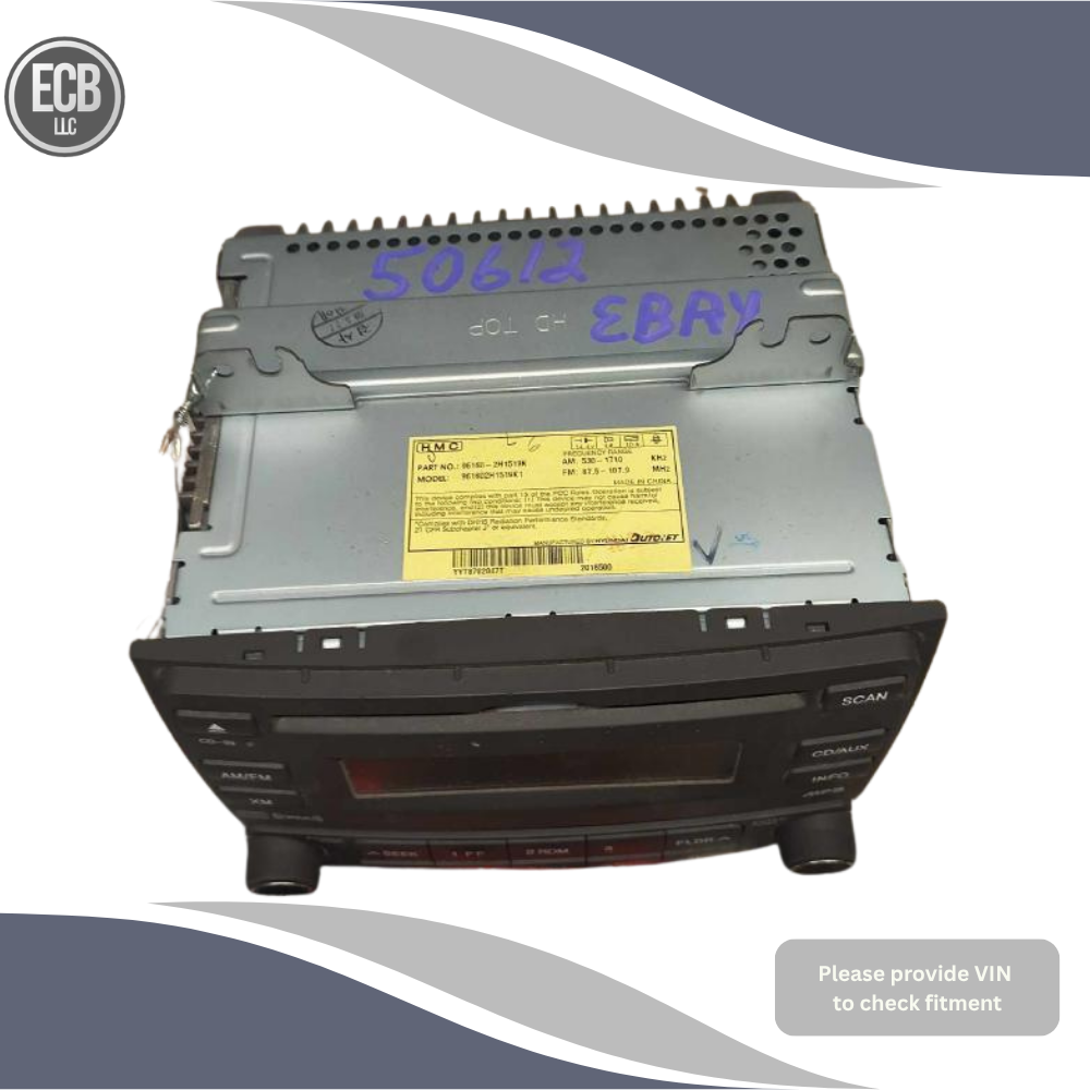2007–2010 Hyundai Elantra Radio Receiver OEM — view 1