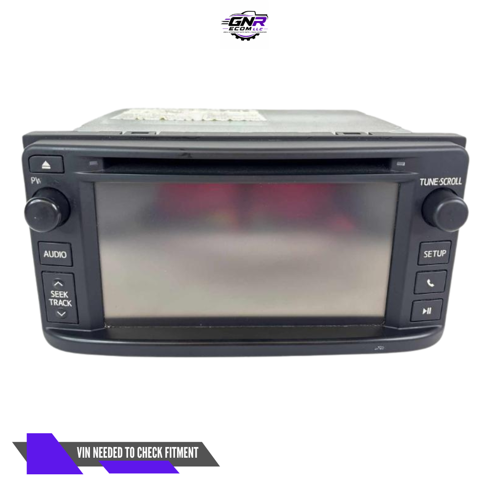 2013 Toyota Corolla CD Player Radio with Display Screen 57056 OEM — view 1