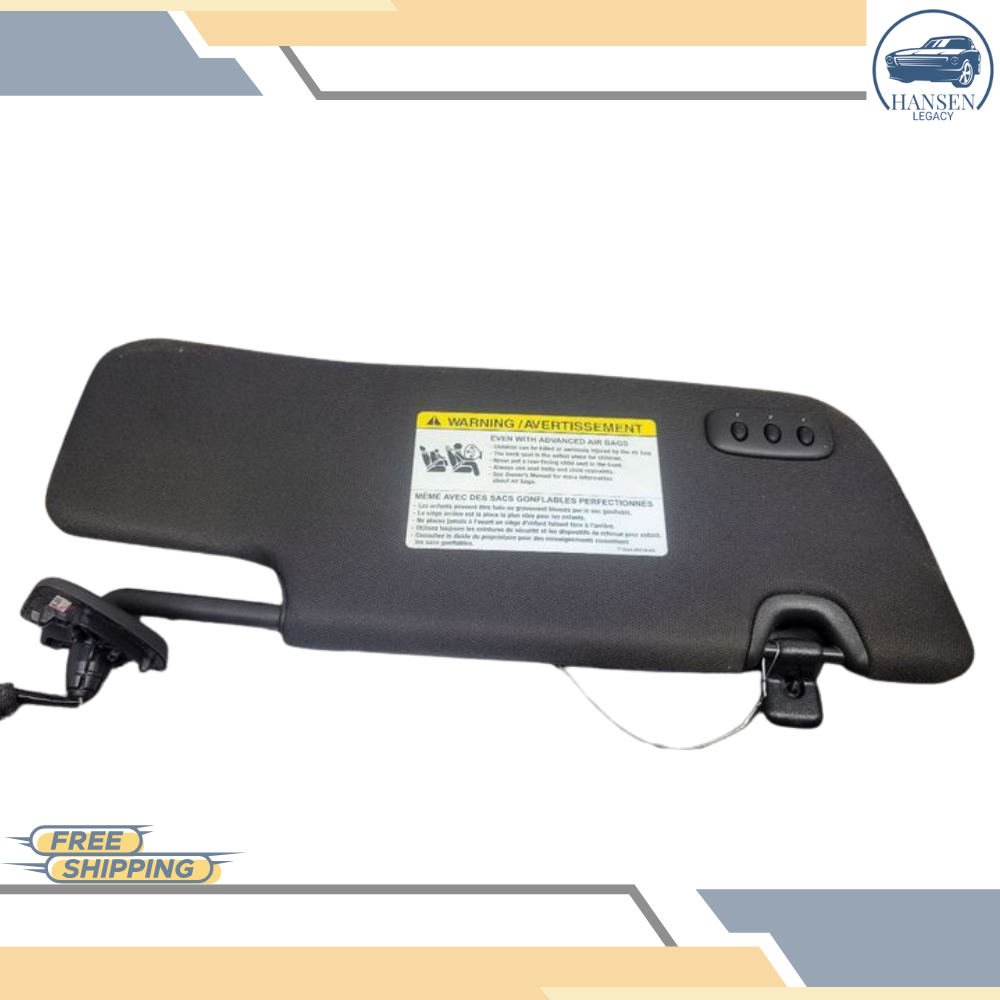 2012–2014 Ford Mustang Driver LH Sun Visor OEM — view 1