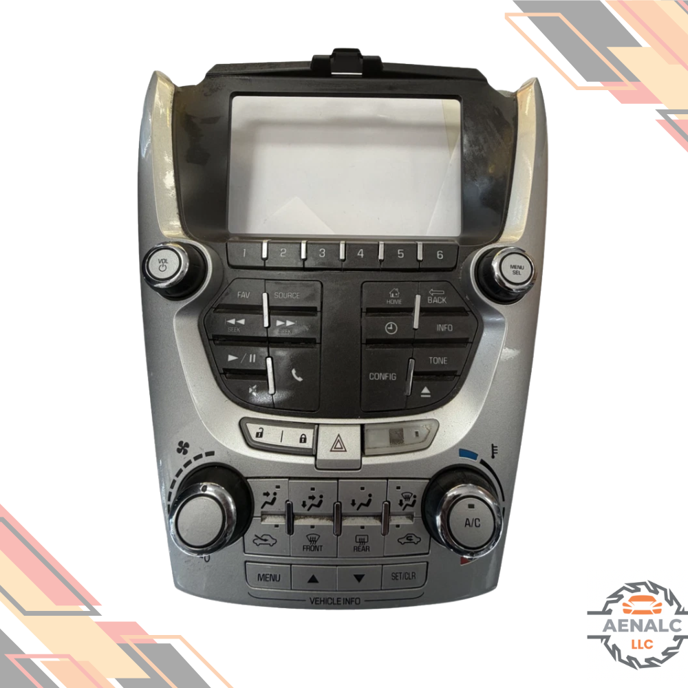2012–2015 Gmc Terrain Equinox Radio CD Climate Control Panel A/C Info Screen OEM — view 2