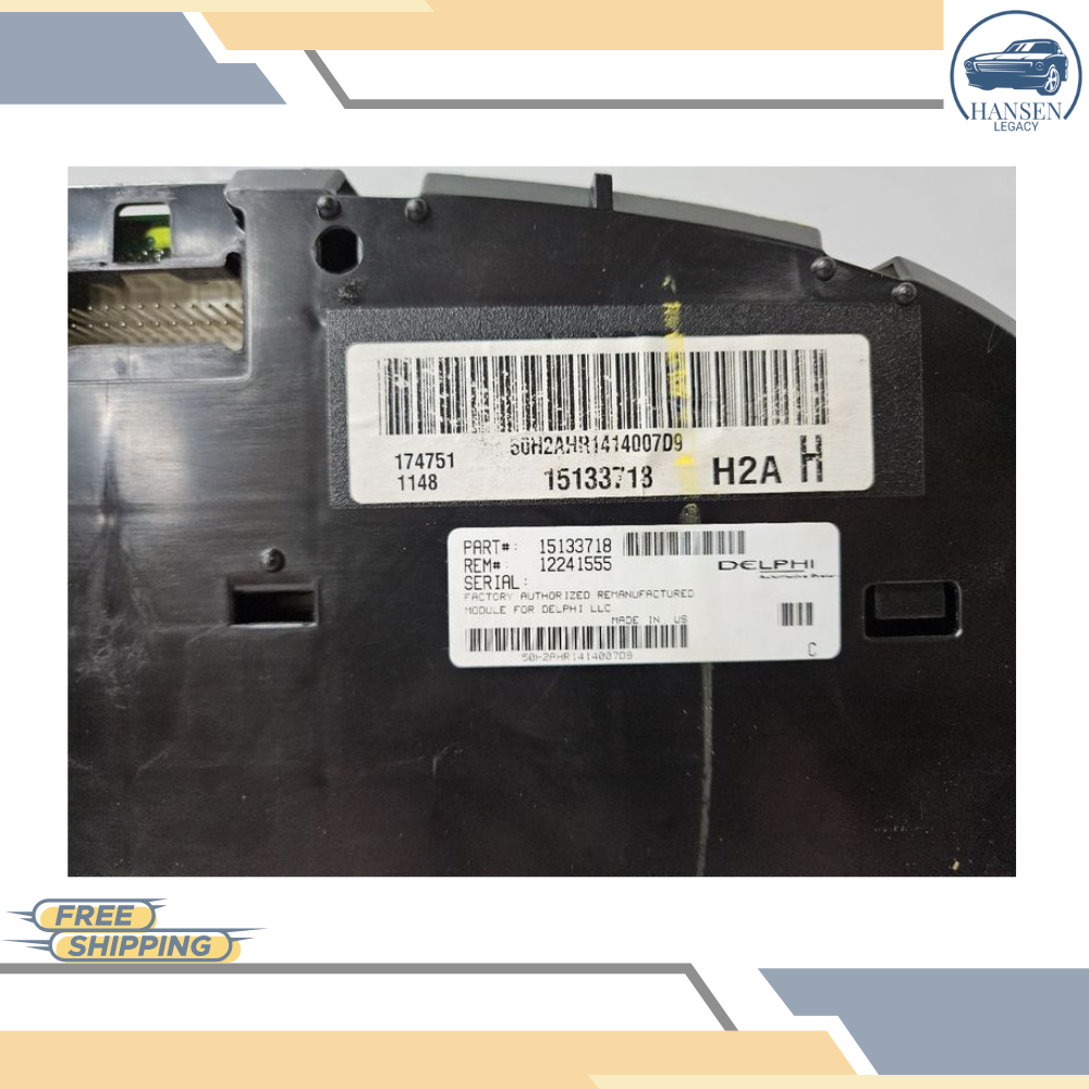 2003–2005 Cadillac Escalade ESV Speedometer Head Cluster US MARKET LOW MILES OEM — view 3
