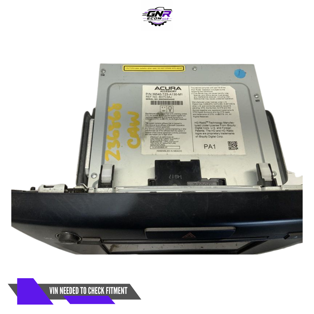 2014–2015 Acura MDX Radio Lower Display Screen OEM — view 3