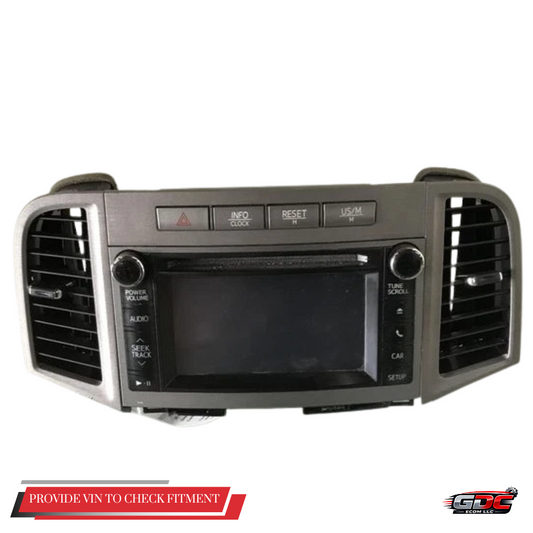 2013–2014 Toyota Venza 6.1" Radio Receiver Display Screen OEM — view 1