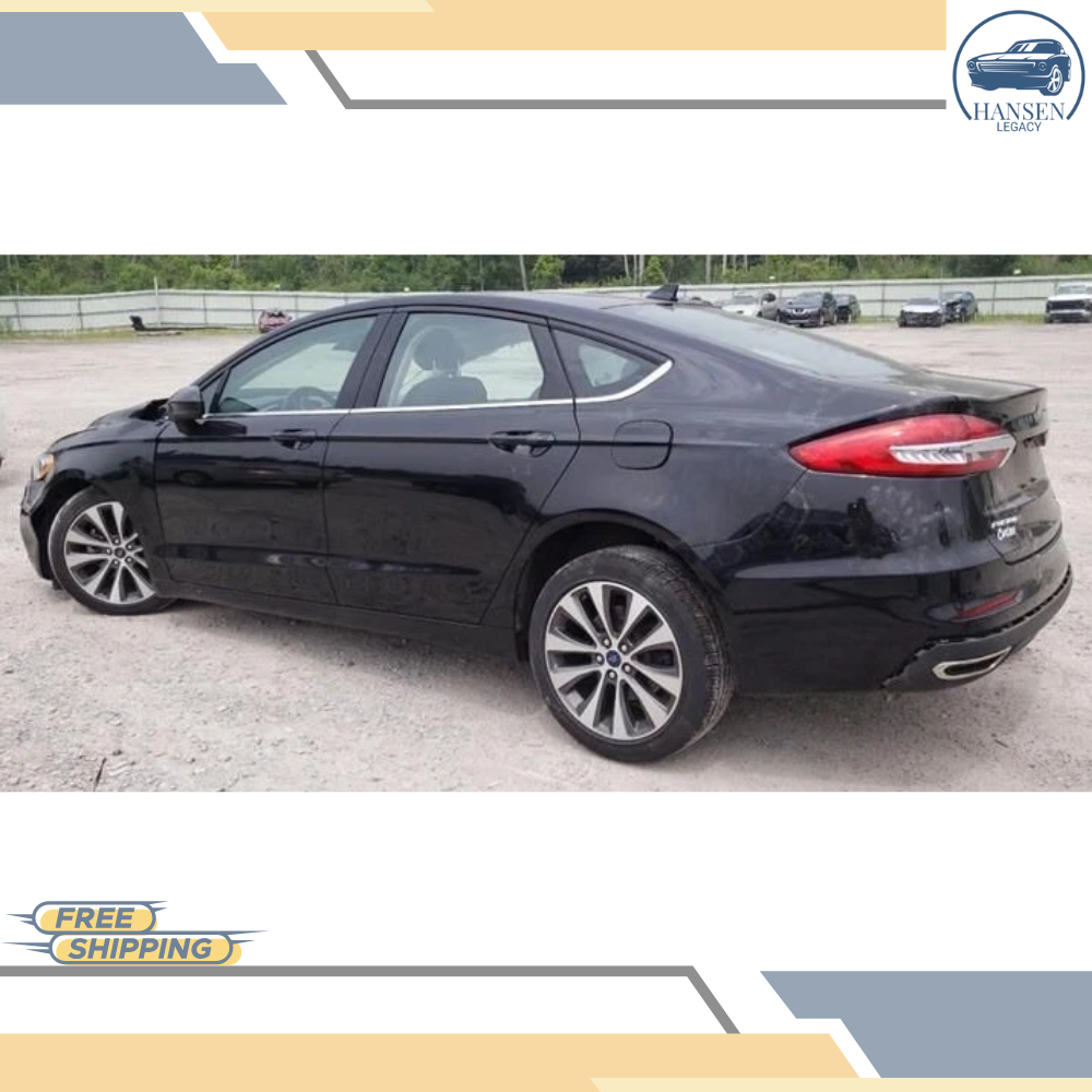 2019–2020 Ford Fusion Left Driver Side View Door Mirror with Blind Spot Black OEM — view 4