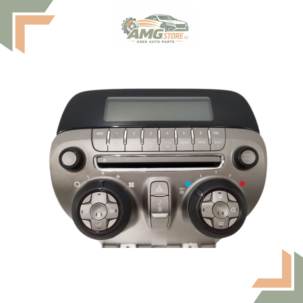 2010–2012 Chevrolet Camaro Radio Control Panel KA1 — view 1