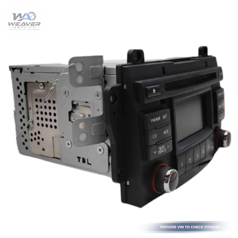 2010–2013 Kia FORTE Radio Display Receiver AM FM CD MP3 BT SAT Sedan & Coupe OEM — view 3