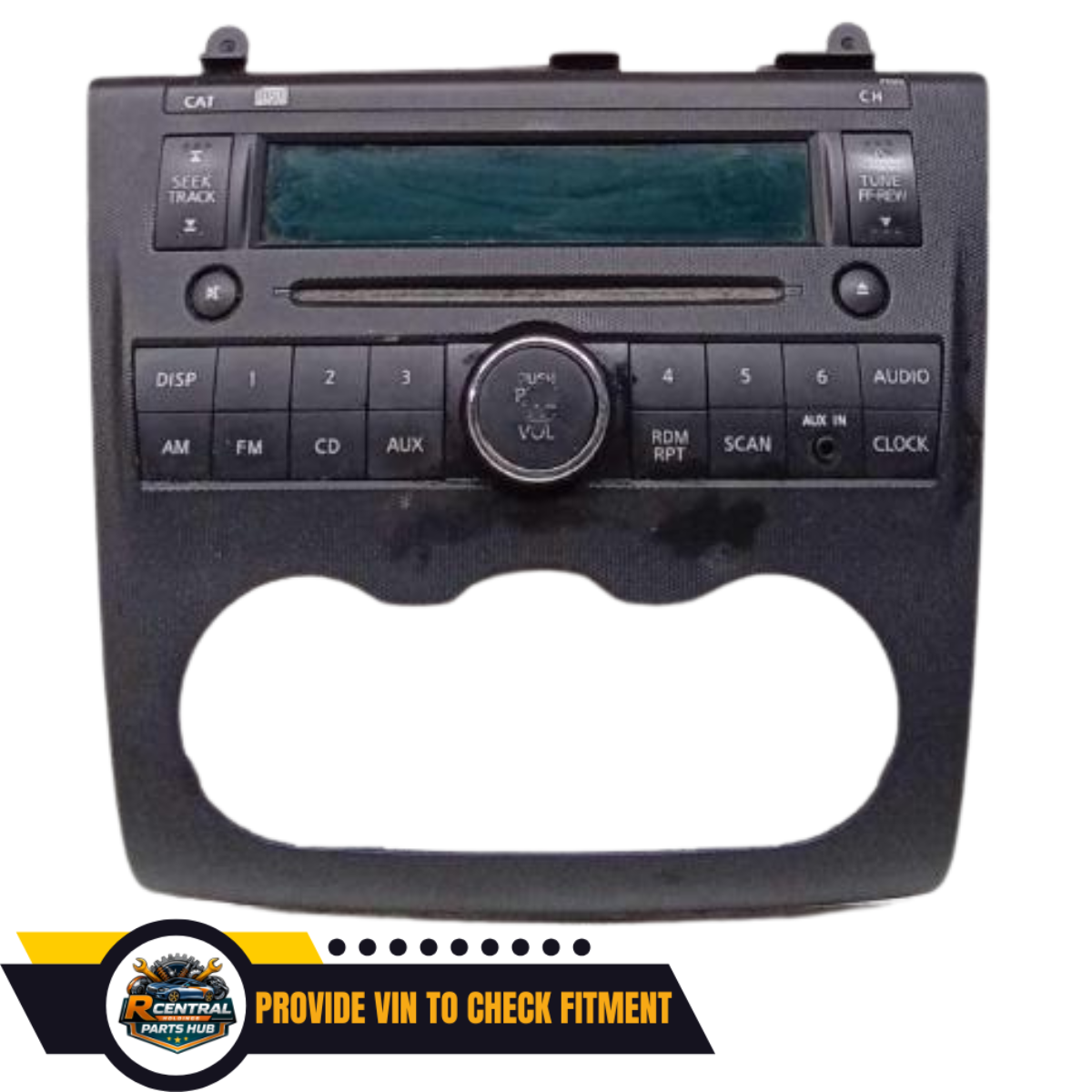 2010–2012 Nissan Altima Radio Receiver Player without Navigation System OEM — view 1