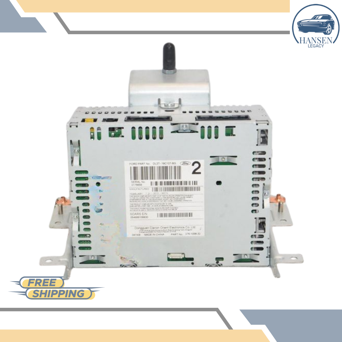 2013 Ford F150 AM FM CD Mp3 Single Disc Satellite Radio Receiver OEM 13 — view 3