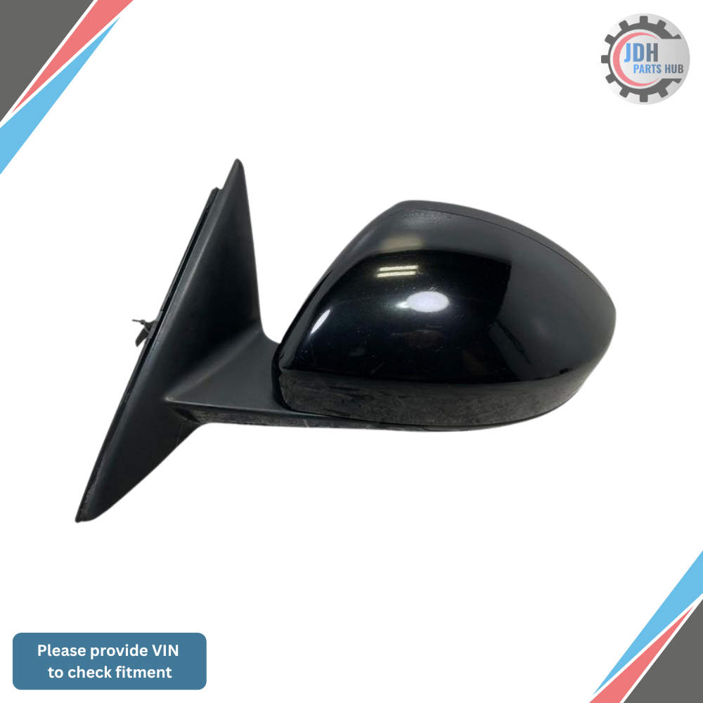 2014–2019 Land Rover Range Rover Evoque Left Driver Side Door Power Mirror Black — view 2