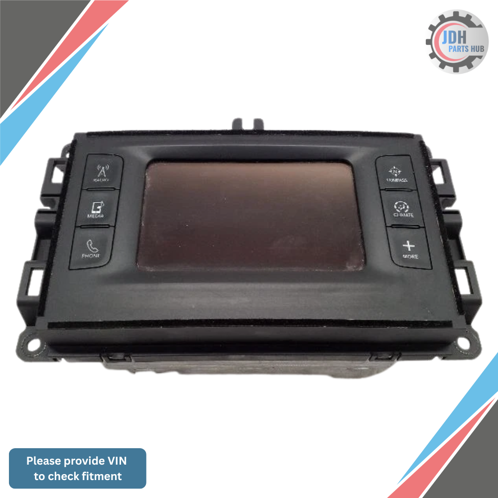 2014 Jeep Grand Cherokee AM FM Satellite Radio Receiver with Display Screen OEM — view 1