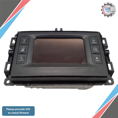 2014 Jeep Grand Cherokee AM FM Satellite Radio Receiver with Display Screen OEM — view 1