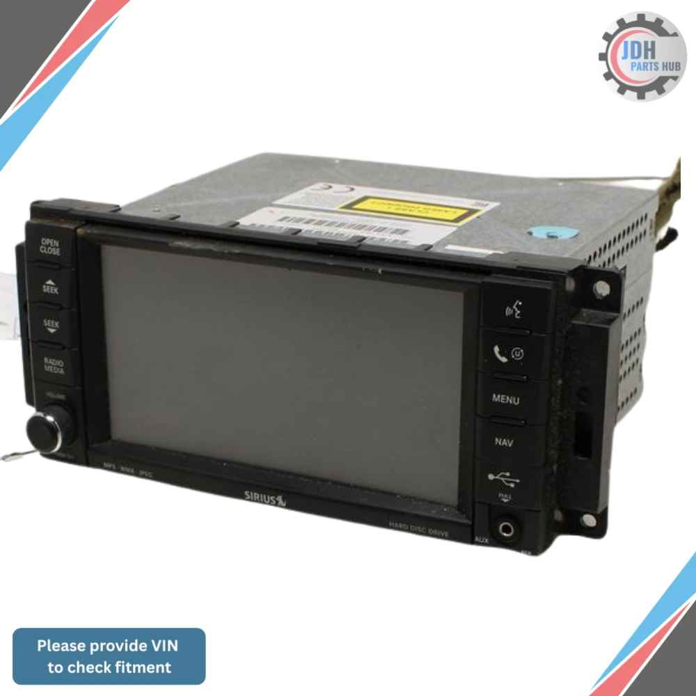 2008–2010 Chrysler Jeep Dodge AM-FM-DVD Radio Display Receiver Satellite Rer — view 1