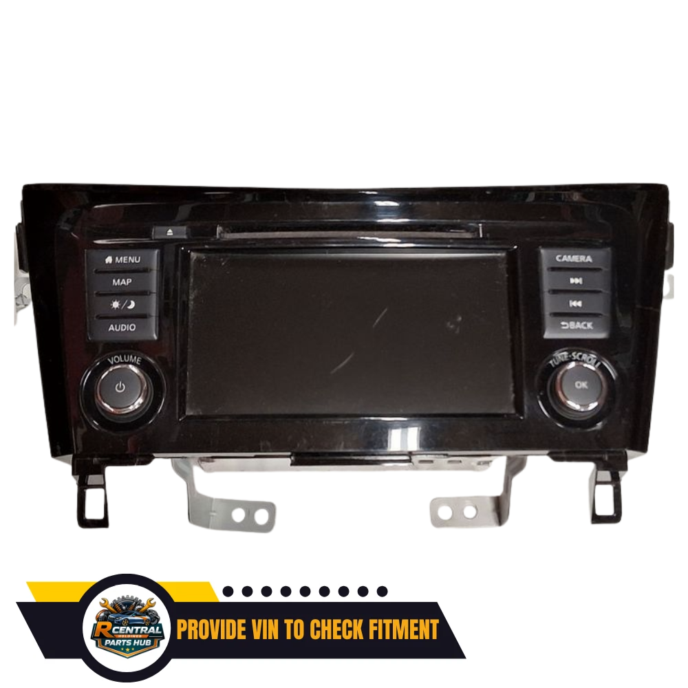 2018–2020 Nissan Rogue Radio Receiver Navigation With Display Screen OEM — view 1