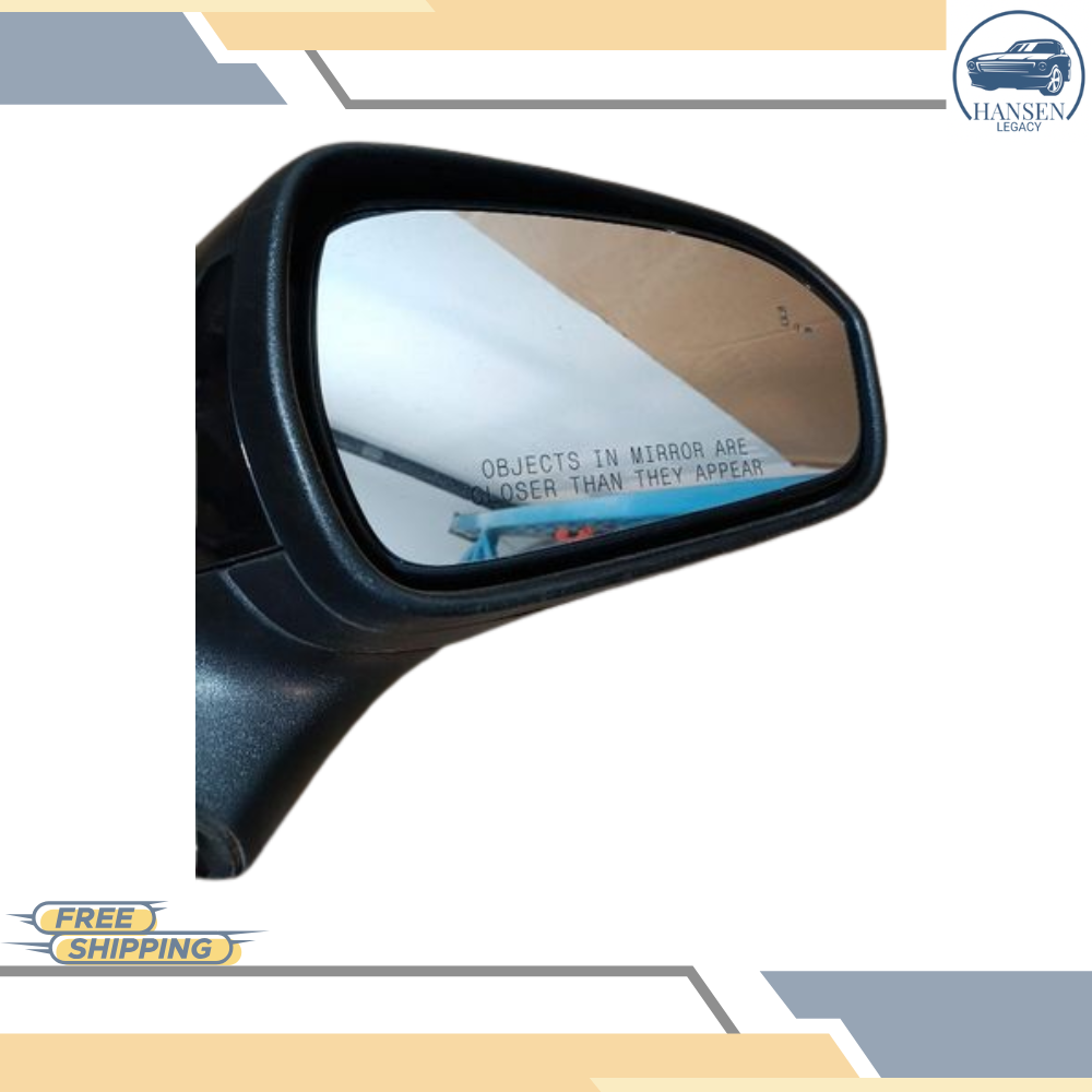 2019–2020 Ford Fusion Right Passenger Side View Door Mirror with Blind Spot Black — view 2