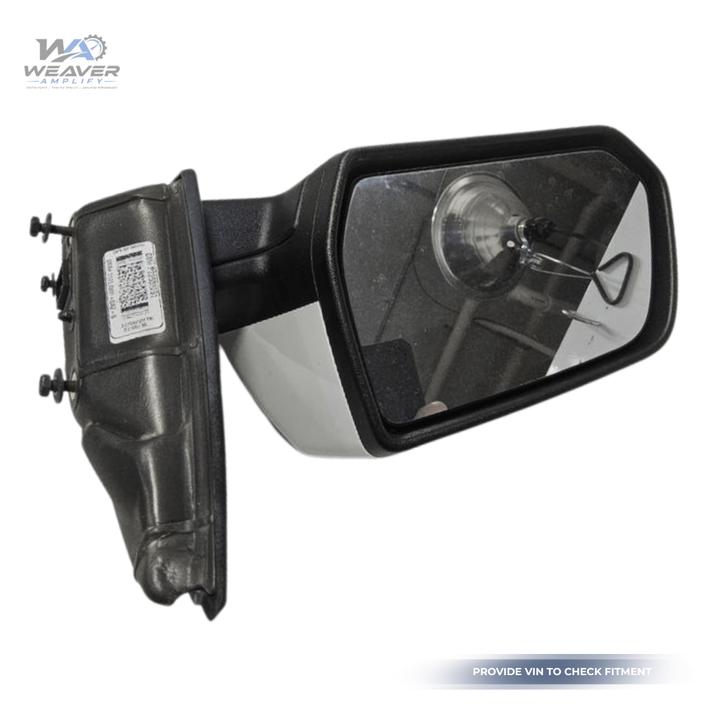 2017–2019 GMC Acadia Left Driver Side View Door Mirror Power Option DR5 White OEM — view 2
