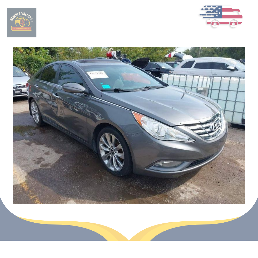 2011–2014 Hyundai Sonata Right Passenger Side View Door Mirror Assembly Gray — view 2