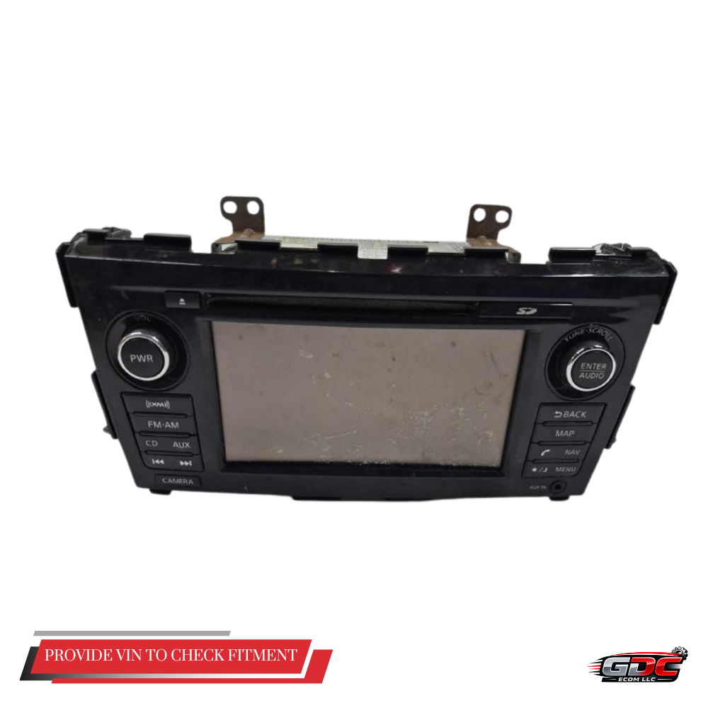 2013–2014 NISSAN ALTIMA Radio AM FM CD with Navigation OEM 25915-3TA1A — view 1