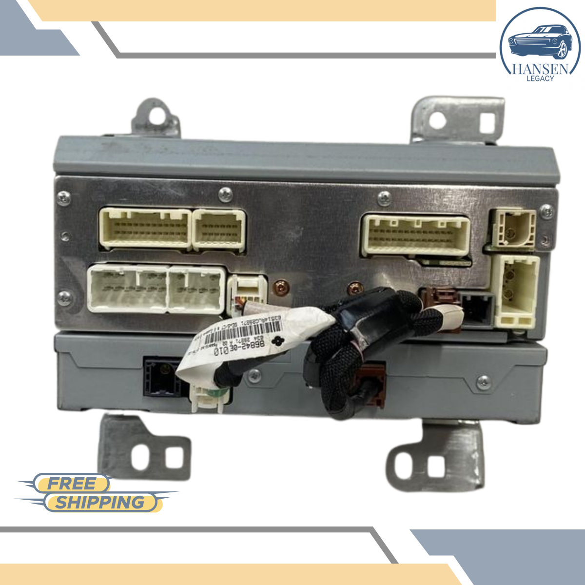 2015 Toyota Sienna AM-FM-CD Radio Receiver Face ID P10982 without Navigation 15 — view 3