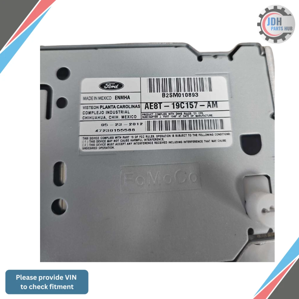 2011–2013 Ford FIESTA Radio Receiver AM FM CD Player Satellite OEM — view 4