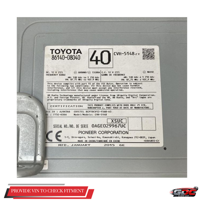 2015 Toyota Sienna AM-FM-CD Radio Receiver OEM — view 5