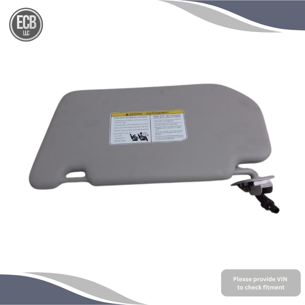 2021–2025 Nissan Rogue Passenger RH Sun Visor OEM — view 2