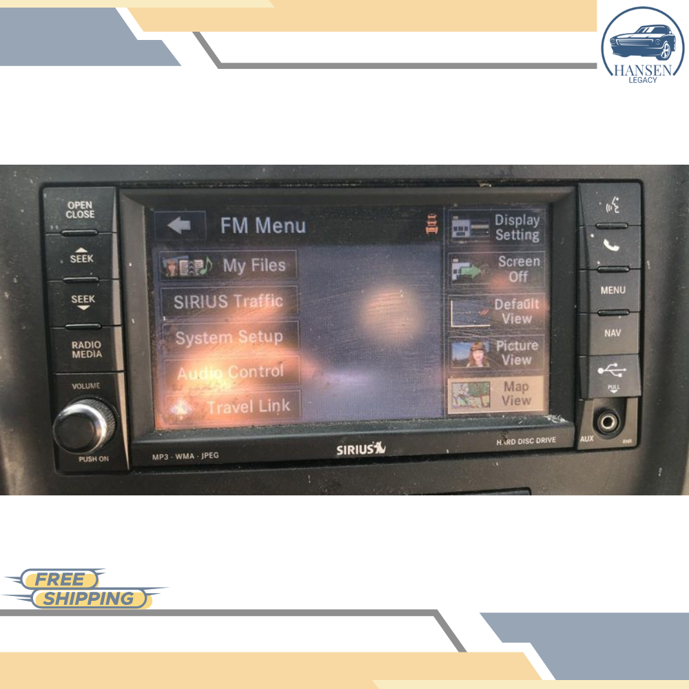2011–2013 Chrysler 200 AM FM CD DVD Player Navigation Radio ID RHR OEM — view 2