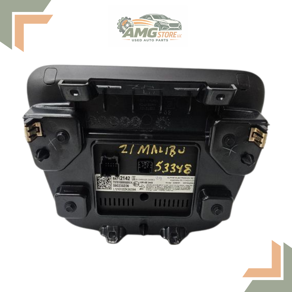 2021–2024 Chevrolet Malibu Radio Dash Display Screen ID 84712142 OEM — view 2