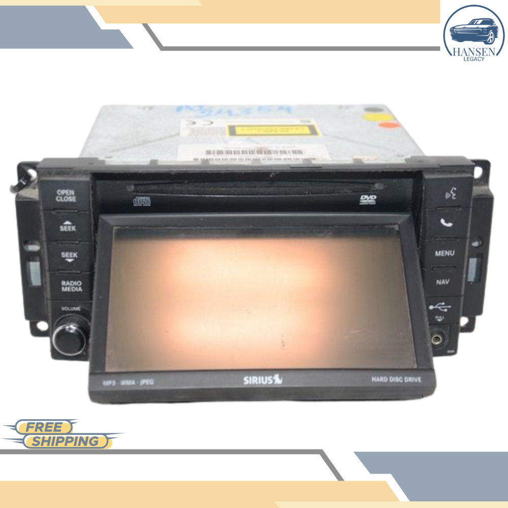 2013 Chrysler 200 AM-FM-CD-DVD-H<wbr/>DD Navigation UConnect Radio RHR OEM — view 1