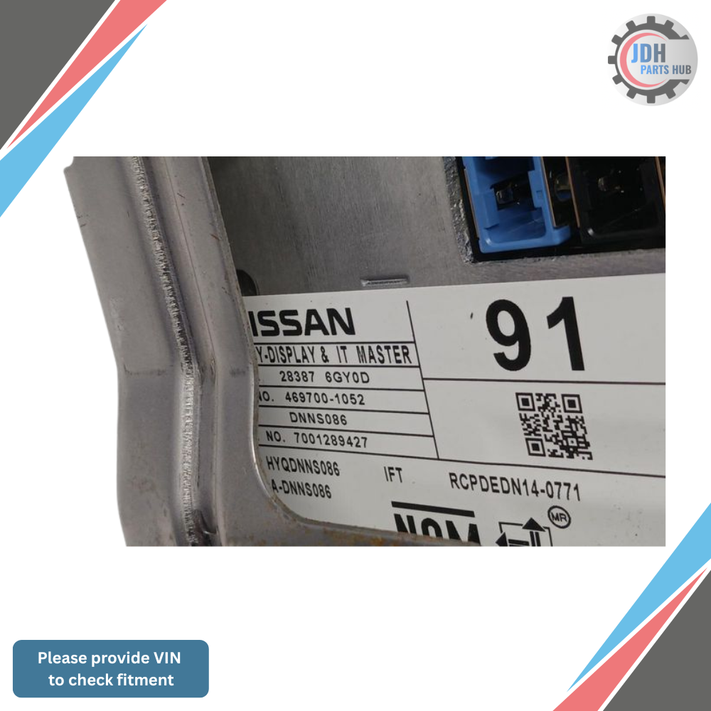 2019–2020 Infiniti QX60 Information Display GPS/TV Screen With Navigation OEM — view 5