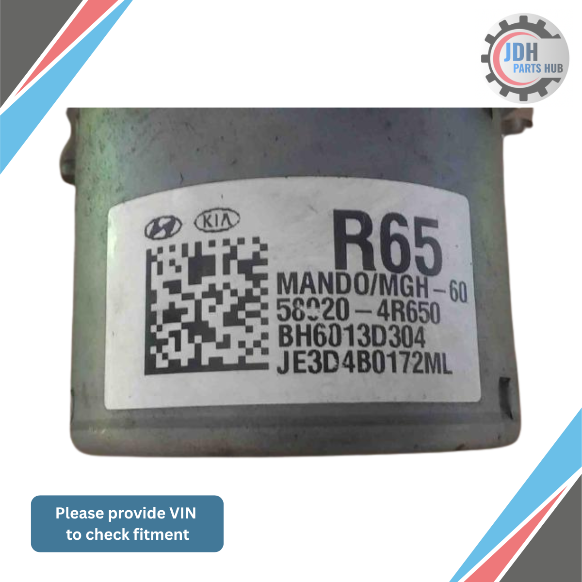 2013–2015 HYUNDAI SONATA HYBRID ABS ANTI LOCK BRAKE ACTUATOR PUMP ID 589204R650 — view 2