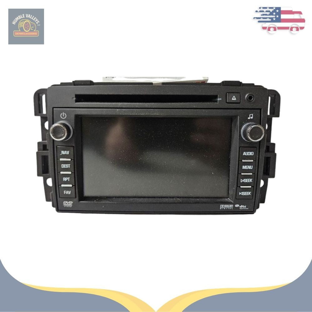 2010–2012 Chevrolet Traverse Navigation Radio Receiver with Display Option U4H — view 1