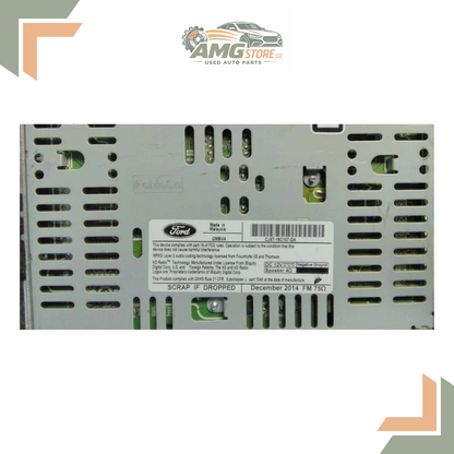 2015–2019 Ford Escape Am Fm Cd Mp3 Single Disc Radio Receiver CJ5T-19C107-GA — view 3