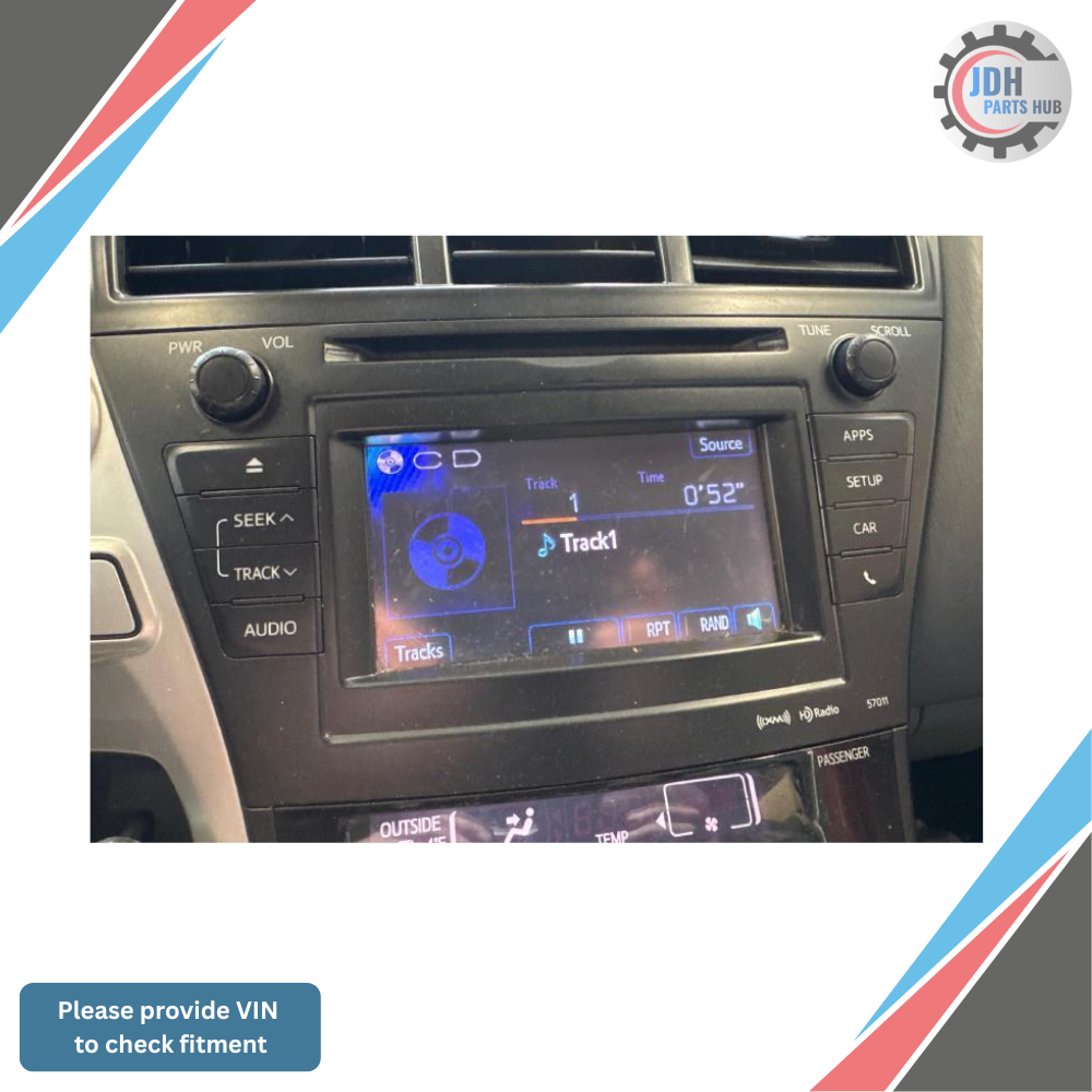 2012–2014 Toyota PRIUS Touch Screen Stereo AM FM XM HD Radio CD Player 57011 OEM — view 4