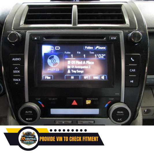 2013–2014 Toyota Camry Radio Display and Receiver AM-FM-CD ID 57076 — view 1