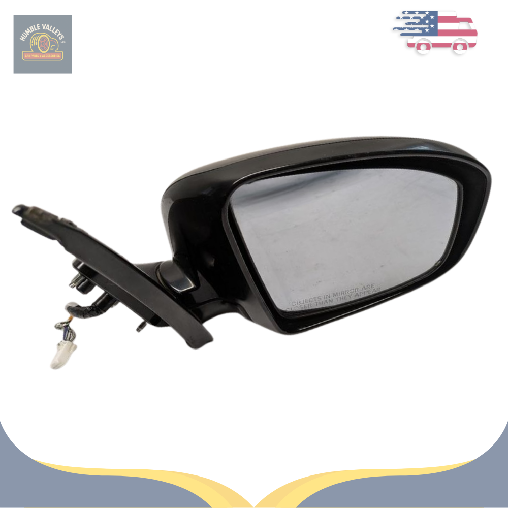 2009–2014 Nissan Murano Right Passenger RH Side View Mirror Door Power Black OEM — view 2