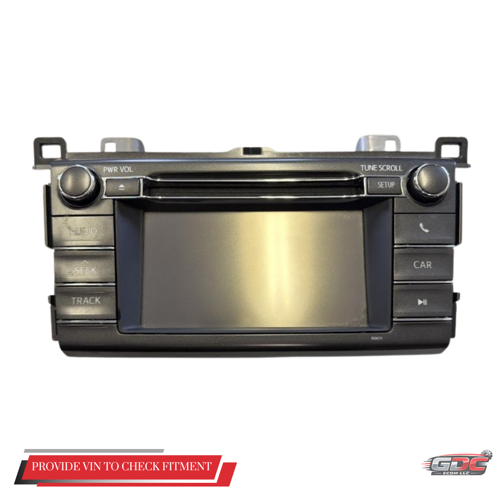 2013–2014 Toyota RAV4 Radio Display & Receiver Screen CD OEM 86140-0R010 — view 1