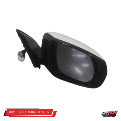 2017–2020 Infiniti QX60 Right Passenger Side Door Mirror Assembly White OEM — view 2
